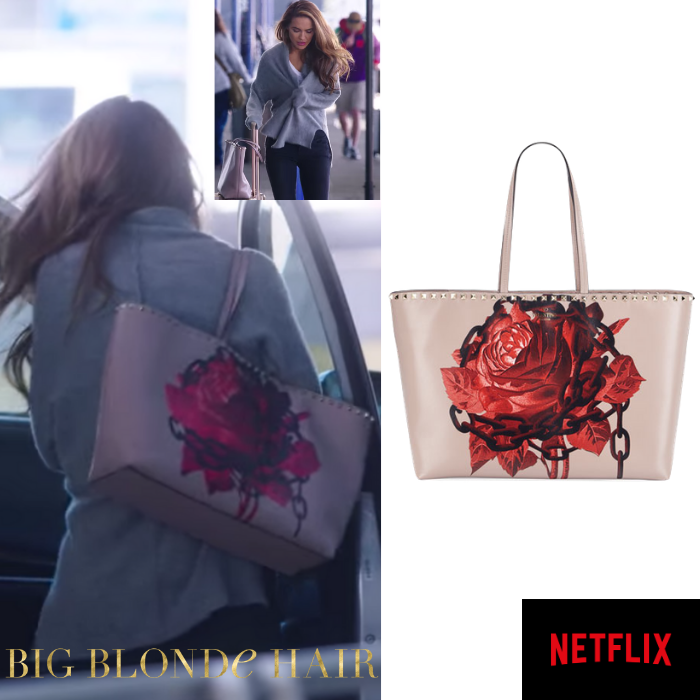 Chrishell Stause’s Floral Studded Tote