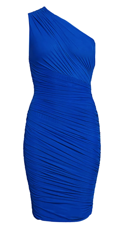 Clare Crawley’s Cobalt Blue One Shoulder Dress