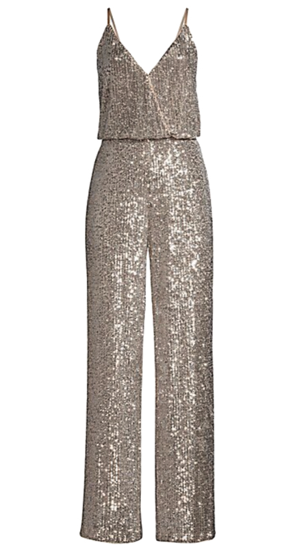 Heather Gay’s Gold Sequin Jumpsuit
