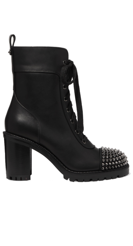 Jennifer Aydin’s Black Spike Studded Boots