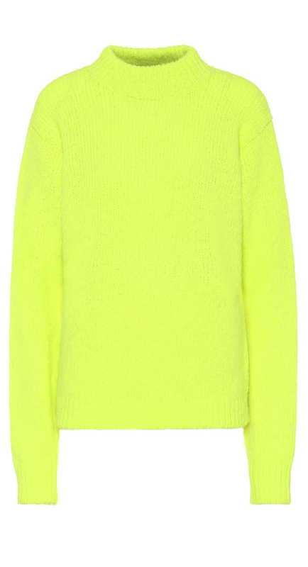 Leah McSweeney’s Neon Yellow Sweater