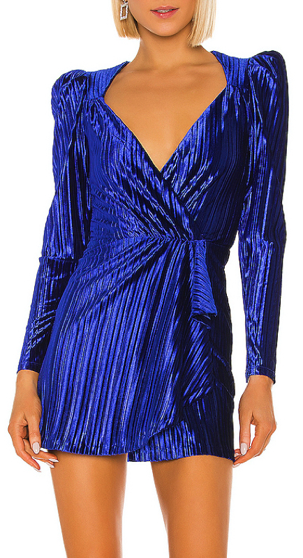 Whitney Rose’s Blue Velvet Dress