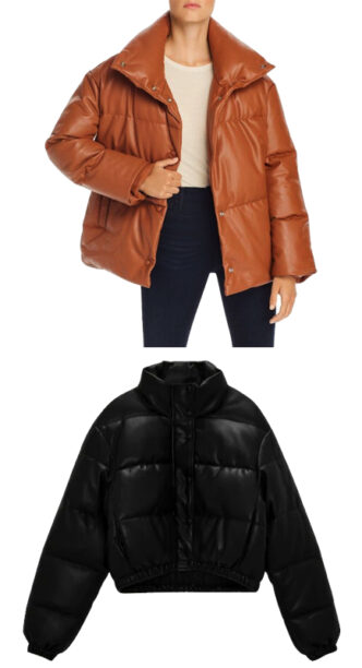 Amanda Batula and Paige DeSorbo’s Leather Puffer Jackets | Big Blonde Hair