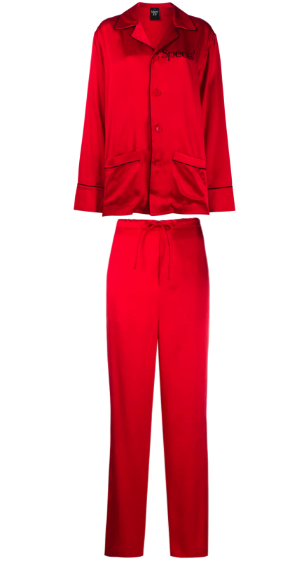 Kyle Richards’ Red Silk Special Pajamas