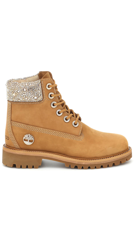 Leah McSweeney’s Tan Crystal Embellished Boots