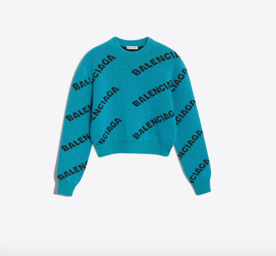 Lisa Barlow's Blue Balenciaga Sweater