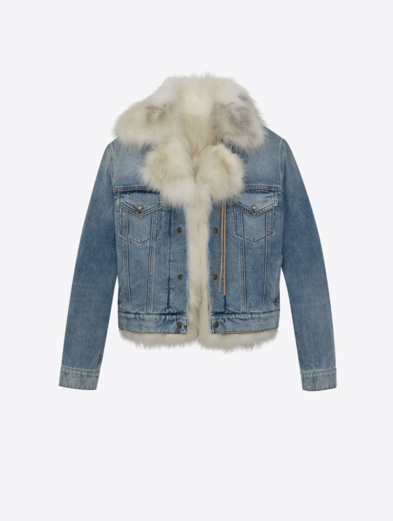 Lisa Barlow's Denim Fur Jacket