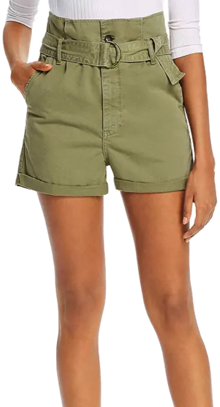 Tayshia Adams’ Green Belted Shorts