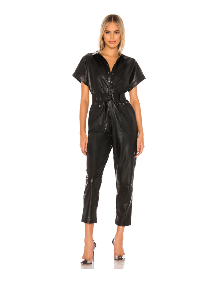 Cynthia Bailey's Leather Jumpsuit