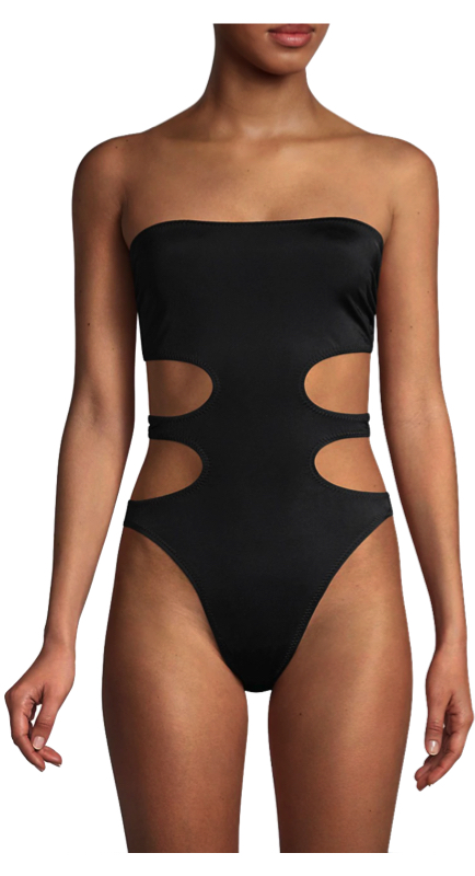 Kelly Dodd’s Black Cutout Swimsuit