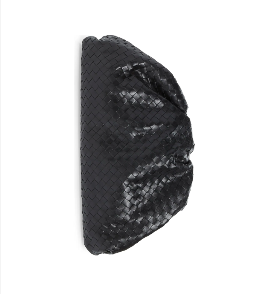 Marlo Hampton's Black Woven Bag
