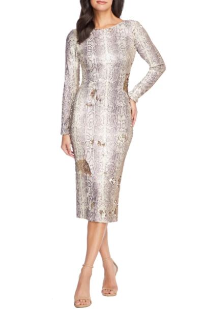 Porsha Williams' Snake Print Sequin Dress