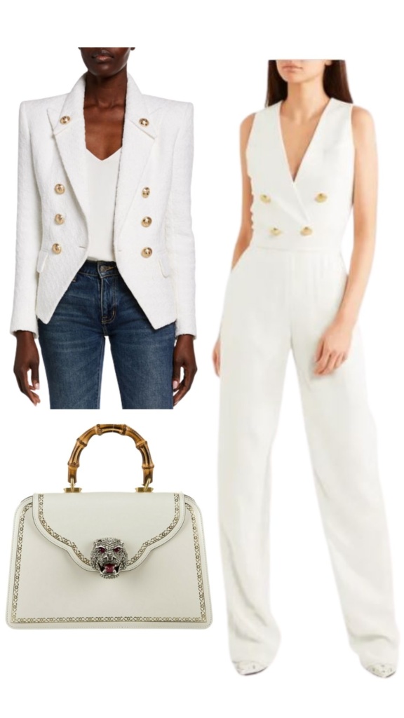 Meredith Marks' White Jumpsuit