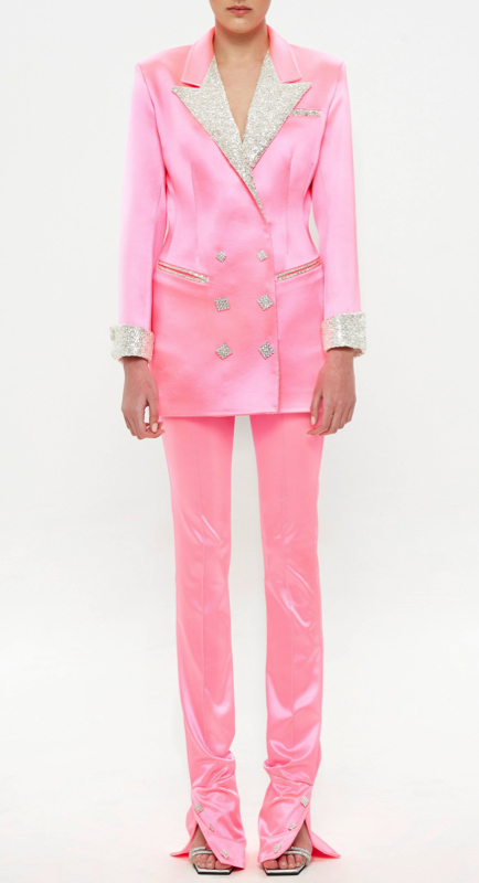 Kameron Westcott’s Pink Suit on WWHL