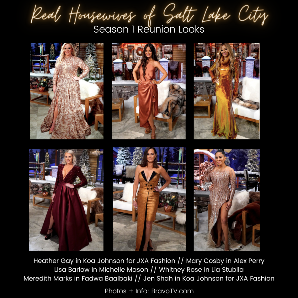 Real Housewives of Salt Lake City Season 10 Reunion Looks | Big Blonde Hair