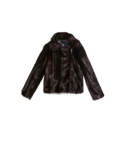 Whitney Rose's Faux Fur Moto Jacket
