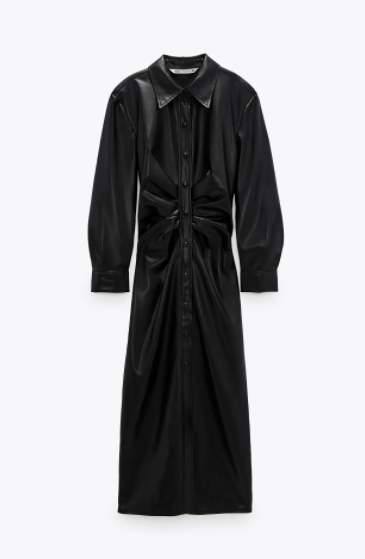 Porsha Williams' Black Leather Dress