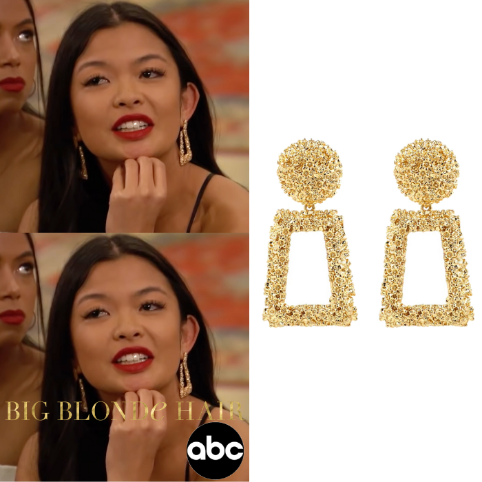 Serena Chew's Gold Door Knocker Earrings