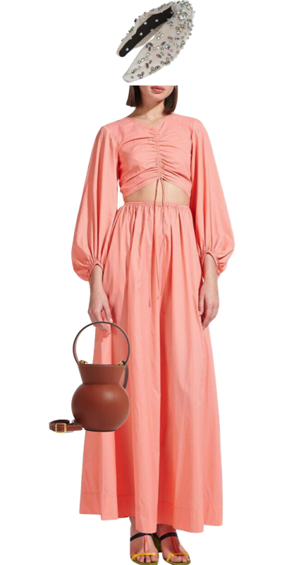 D'Andra Simmons’ Coral Cutout Dress