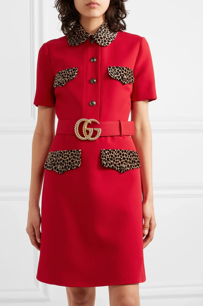 Dorinda Medley's Red and Leopard Dress