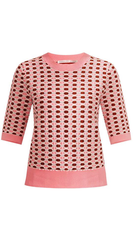 Kameron Westcott’s Pink Printed Sweater