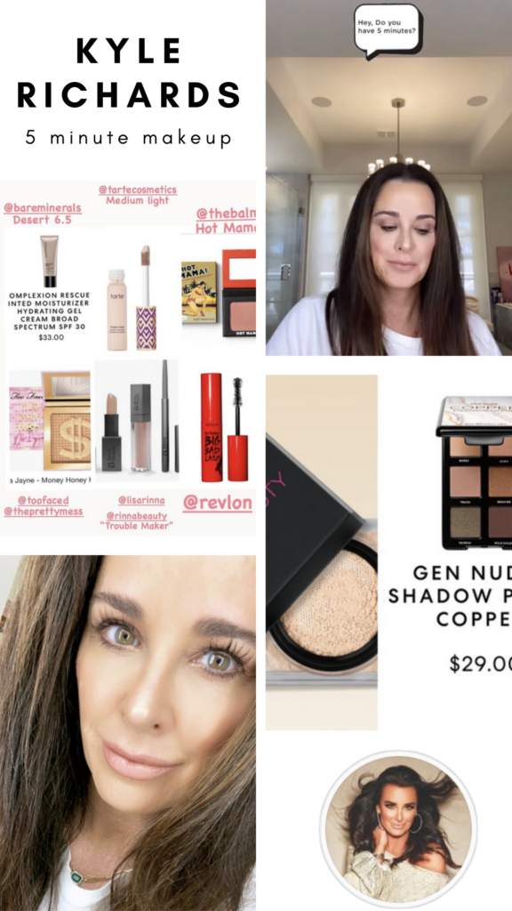 Kyle Richards 5 Minute Makeup Routine