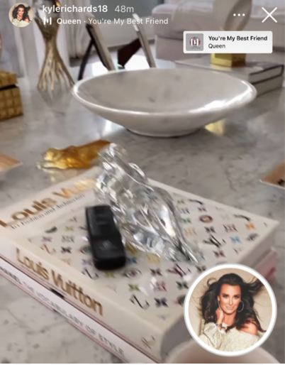 Kyle Richards' Coffee Table Book On Instagram Stories