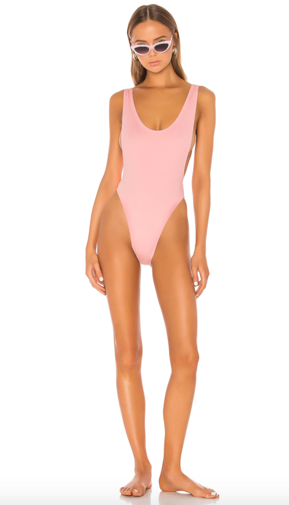 Melissa Gorga's Pink Bathing Suit