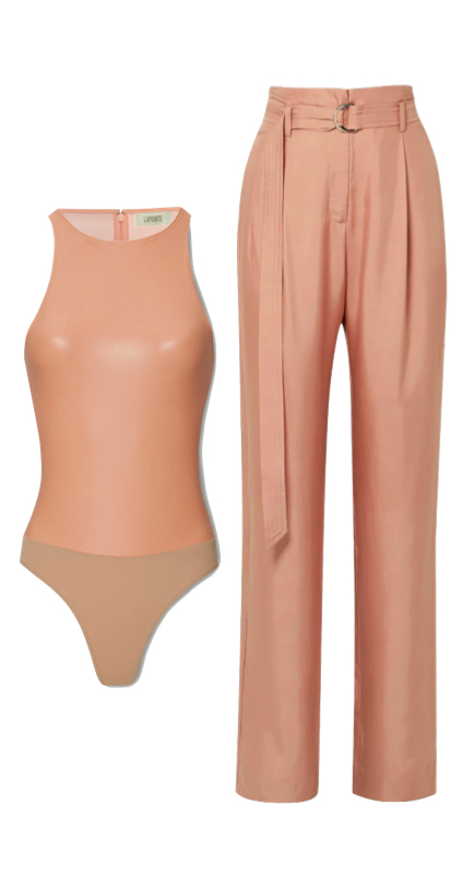 Tracy Tutor’s Peach Outfit