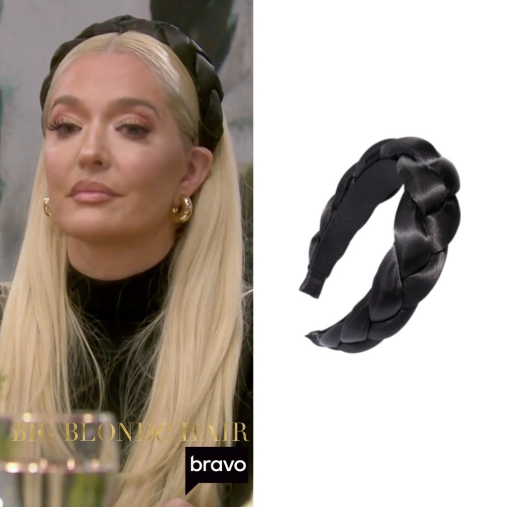 Erika Jayne Girardi's Black Braided Headband