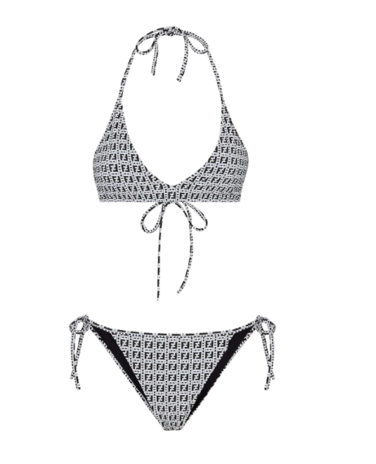Melissa Gorga's Black and White Printed Bikini