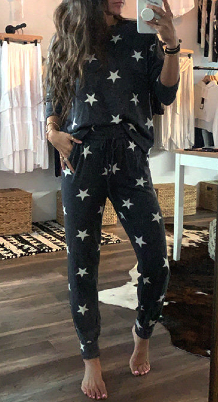 Tiffany Moon’s Grey Star Pajamas
