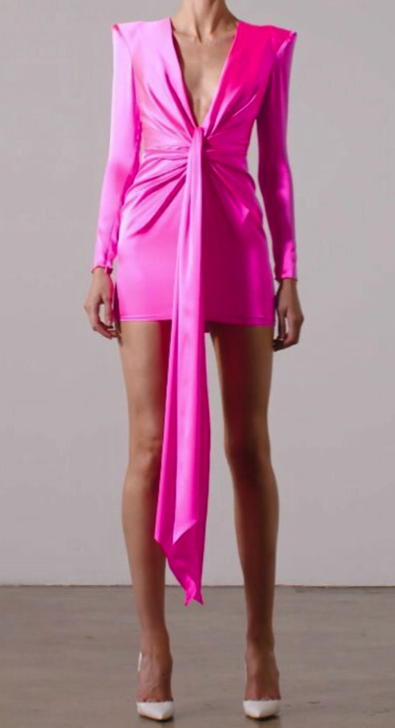 Tiffany Moon’s Pink Dress on WWHL