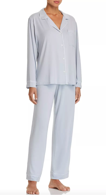 Eboni K. Williams' Light Blue Pajamas | Big Blonde Hair