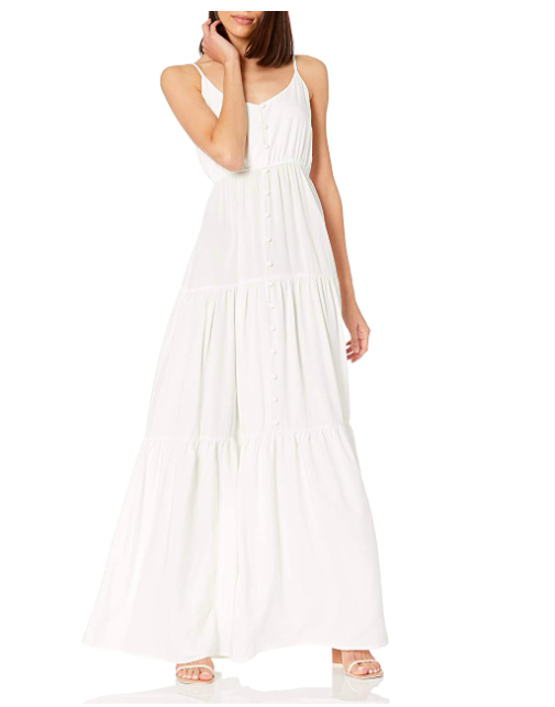 Kristin Cavallari's White Button Down Maxi Dress