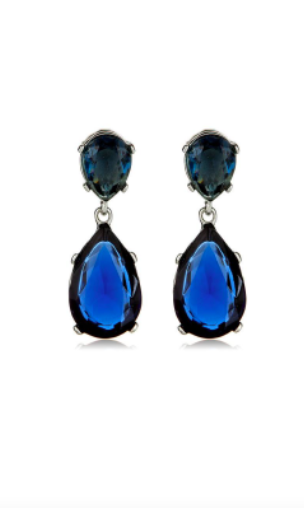 Kyle Richards' Blue Drop Earrings