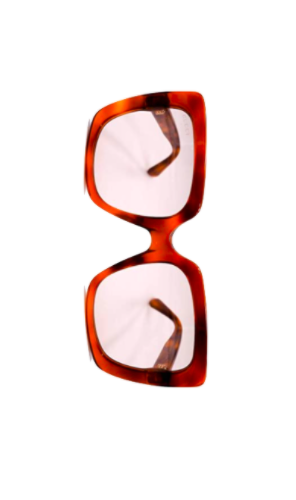Lisa Barlow's Square Gucci Crystal Logo Sunglasses
