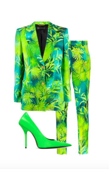 Lisa Rinna's Jungle Print Suit