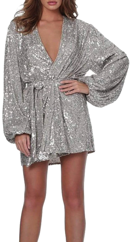 Luann de Lesseps’ Silver Sequin Dress on WWHL