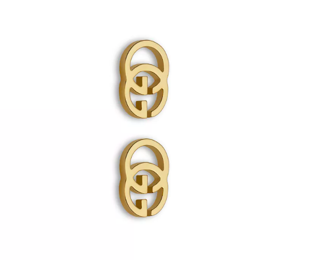 Melissa Gorga's Gold "GG" Stud Earrings