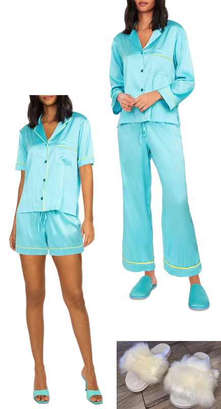 RHUGT's Blue Satin Pajamas