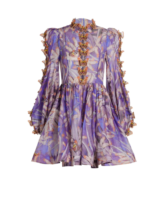 Stephanie Hollman's Butterfly Print Dress