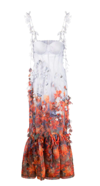 Tiffany Moon's Floral Corset Dress