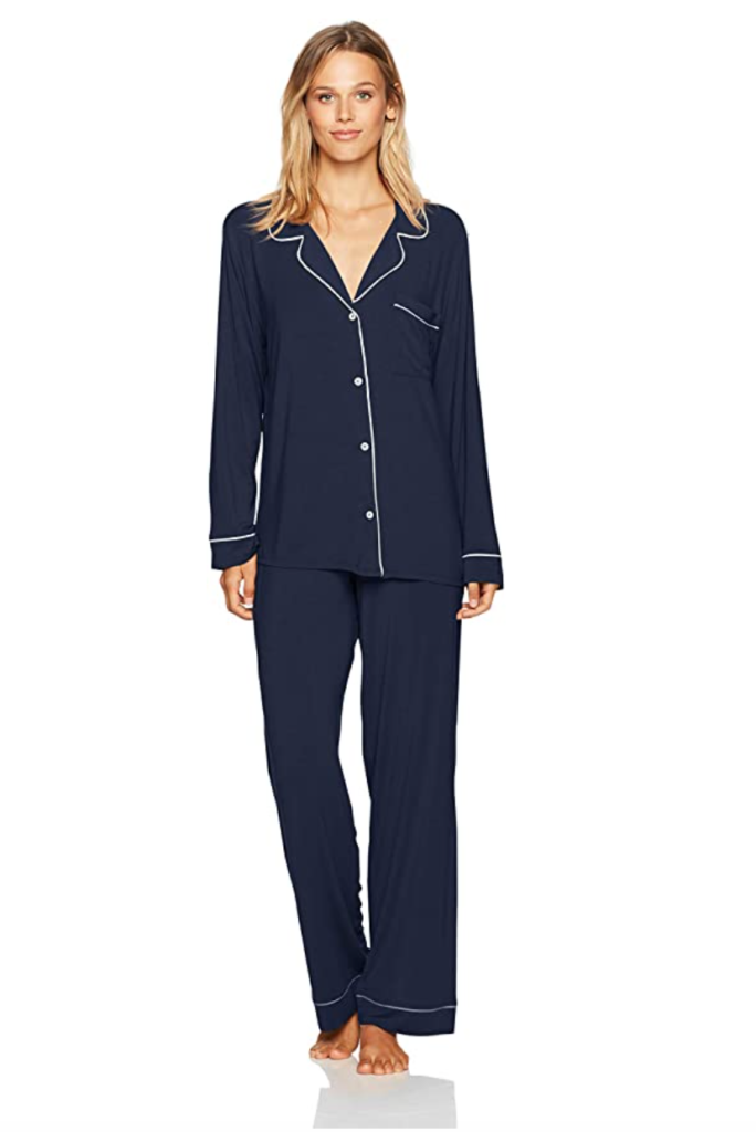 Crystal Kung Minkoff's Navy Blue Pajamas