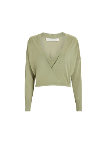 Kristin Cavallari's Green Layered Sweater