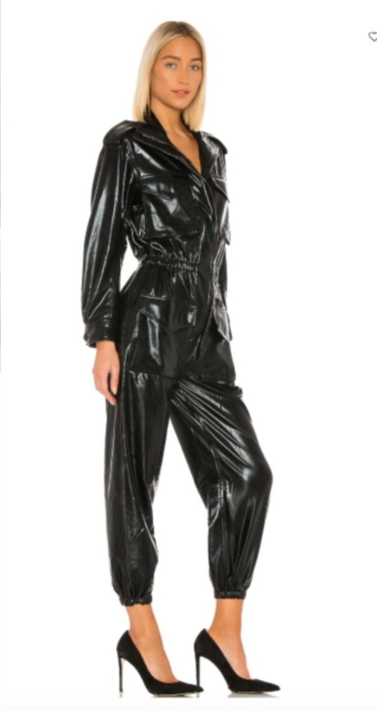 Lisa Rinna's Leather Jumpsuit
