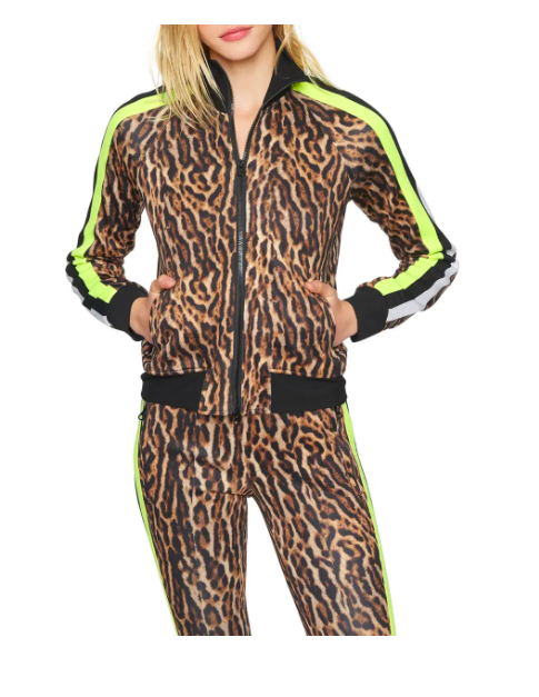 Lisa Rinna's Ocelot and Neon Tracksuit