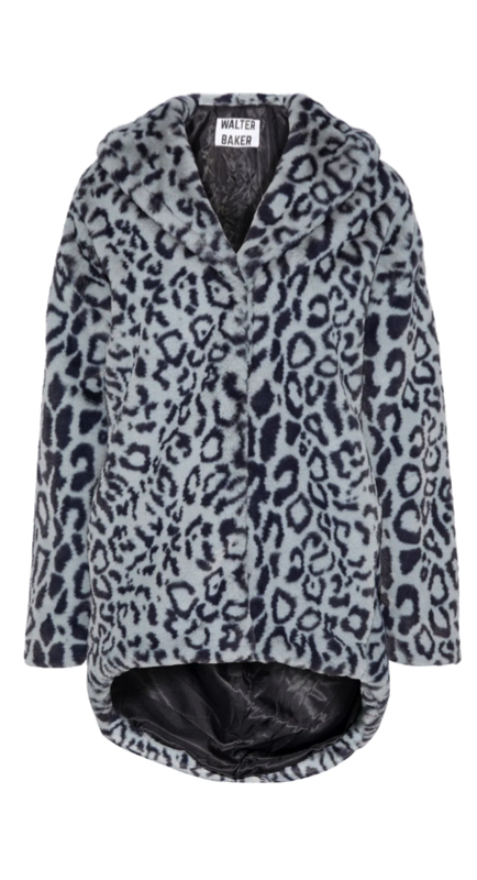 Luann de Lesseps’ Grey Leopard Fur Coat