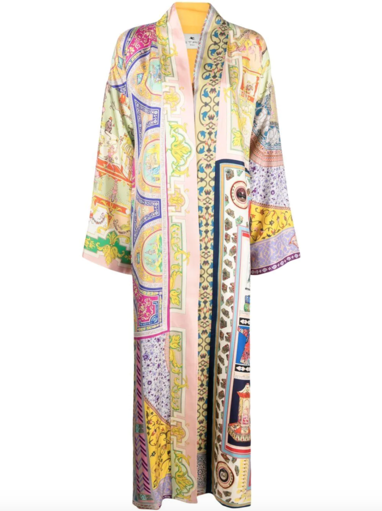 Tracy Tutor's Multicolor Patched Robe