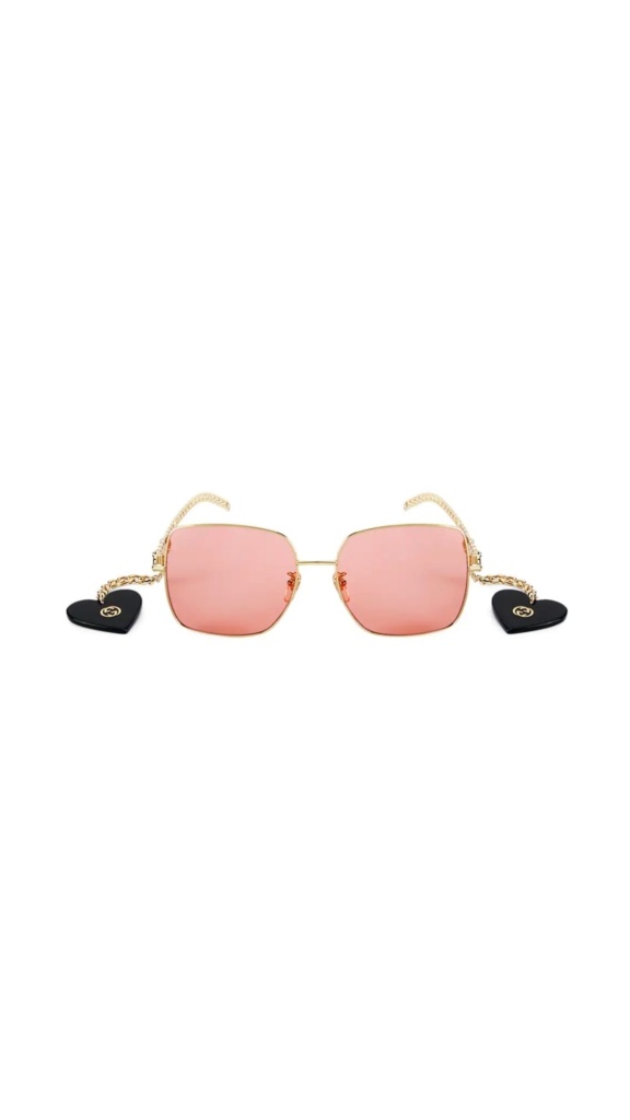 Tracy Tutor's Pink Square Sunglasses